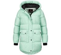 Rock Creek Damen Steppjacke Mantel Leicht Damenjacke Frauen Jacken Stepp Jacken mit Kapuze Daunenjacke Thremojacke D-488 Türkis XL