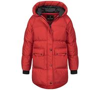 Rock Creek Damen Steppjacke Mantel Leicht Damenjacke Frauen Jacken Stepp Jacken mit Kapuze Daunenjacke Thremojacke D-488 Rot 3XL