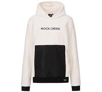 Rock Cr amen Teddyfell Kapuzenpullover Hoodie Pullover Sweater Sweatshirt Kapuzen Hoodie Teddyfell Hoodie Pulli Soft Oversize Oberteil Weiß L