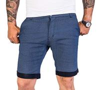 Rock Creek Designer Chino Shorts Herren Short Sommerhose Elegant Bermuda Kurz Herrenhose Anzugsshorts Herrenshorts Bermudas RC-2204 Blau W32
