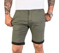 Rock Creek Designer Chino Shorts Herren Short Sommerhose Elegant Bermuda Kurz Herrenhose Anzugsshorts Herrenshorts Bermudas RC-2204 Grün W30