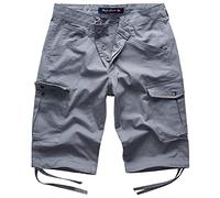 Rock Creek Herren Cargo Shorts Chinoshorts Kurze Hose Short Cargoshorts Sommer Kurzehose Sommerhose Bermudas Stretch Short RC-393 Grau W38