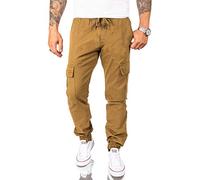 Rock Creek Herren Cargohose Chino Hose Cargo Hosen Pant Freizeithose Cargohosen Jogging Hosen Jeans Outdoorhose Wanderhose Camel RC-2082 W38 L30