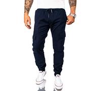 Rock Creek Herren Cargohose Chino Hose Cargo Hosen Pant Freizeithose Cargohosen Jogging Hosen Jeans Outdoorhose Wanderhose Navy RC-2082 W38 L32