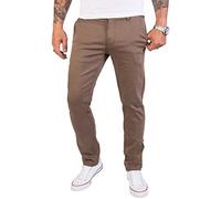 Rock Creek Herren Chino Hose Slim Fit Business Hosen Chinohose Stoffhose Chinos Hosen für Männer Casual Elegante Hose RC-2154 Dunkelbeige W33 L30