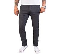 Rock Creek Herren Chino Hose Slim Fit Business Hosen Chinohose Stoffhose Chinos Hosen für Männer Casual Elegante Hose RC-2154 Anthrazit W29 L30