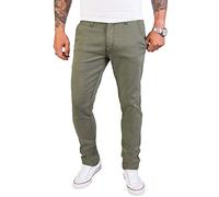 Rock Creek Herren Chino Hose Slim Fit Business Hosen Chinohose Stoffhose Chinos Hosen für Männer Casual Elegante Hose RC-2154 Grün W33 L32