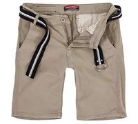 Rock Creek Shorts Chino Regular Fit, beige, W30 Dunkelbeige