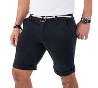 Rock Creek Herren Chino Shorts Hose Kurz Chinoshorts Inkl Gürtel Männer Sommer Bermuda Stretch Rc-2133 29 Anthrazit