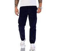 Rock Creek Herren Cord Hose Regular Fit Chino Hose Klassische Hosen Herrenhose Straight Cut Chinos Herren Cordhosen RC-2156 Navy W30 L32