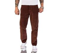 Rock Creek Herren Cord Hose Regular Fit Chino Hose Klassische Hosen Herrenhose Straight Cut Chinos Herren Cordhosen RC-2156 Ocker W29 L30