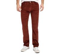 Rock Creek Herren Cordhose Hose Stretch Basic Bootcut Hose Regular Fit Lange Hose Stoff Hose Winterhose Männerhose H-399 Weinrot W40 L32