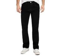 Rock Creek Herren Cordhose Hose Stretch Basic Bootcut Hose Regular Fit Lange Hose Stoff Hose Winterhose Männerhose H-399 Schwarz W36 L30