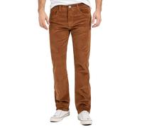 Rock Creek Herren Cordhose Hose Stretch Basic Bootcut Hose Regular Fit Lange Hose Stoff Hose Winterhose Männerhose H-399 Terracotta W44 L30