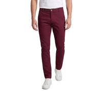 Rock Creek Herren Designer Chino Hose Regular Slim Chinohose RC-390 Bordo W29 L30