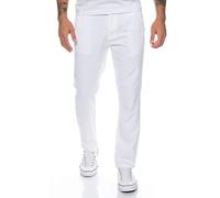 Rock Creek Herren Designer Chino Hose Regular Slim Chinohose RC-390 Weiß W36 L30