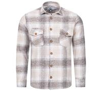 Rock Creek Herren Hemd Kariertes Flanellhemd Karohemd Herrenhemd Flanell Hemden Holzfällerhemd Übergangsjacke Langarm Kariert Winter H-329 Braun M