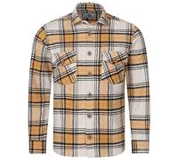 Rock Creek Herren Hemd Kariertes Flanellhemd Karohemd Herrenhemd Flanell Hemden Holzfällerhemd Übergangsjacke Langarm Kariert Winter H-325 Gelb 5XL
