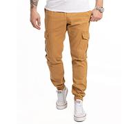 Rock Creek Herren Hose Cargohose Tapered Fit Chino Hose Cargo Hose Jogging Casual Pant Männerhose Freizeithose Hosen Herrenhose RC-2356 Camel W31 L32