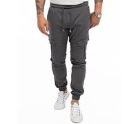 Rock Cr argo Hose Herren Tapered Fit Chino RC-2288 Grau W29 L30