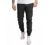 Rock Creek Herren Hose Cargohose Tapered Fit Chino Hose Cargo Hose Jogging Pants Männerhose Freizeithose Hosen Herrenhose RC-2356 Dunkelgrau W33 L30