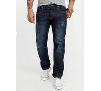 Rock Creek Herren Jeans Comfort Fit Dunkelblau RC-2066: W30 / 30 in