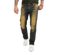 Rock Creek Herren Jeans Dirty Wash RC-329 [W31 L32]