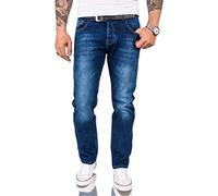 Rock Creek Jeans Straight Leg Blau 31W/34L