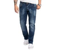 Rock Creek Jeans Straight Leg Blau 40W/34L
