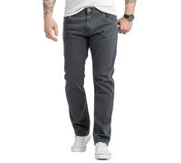 Rock Creek Herren Jeans Regular Fit Stretch Jeans Männerhose Herrenjeans Denim Hosen Herrenhose Straight Cut Stonewashed RC-2416 Dunkelgrau W34 L36