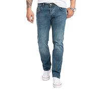 RockCreek Jeans Straight Leg, blau, W32/L36 Blau
