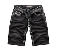 Rock Creek Herren Jeans Shorts Schwarz RC-2076: W33