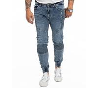 Rock Creek Jeans Tapered Fit Blau 33W/30L