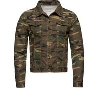 Rock Creek Herren Jeansjacke Army-Look Camouflage RC-2213: S