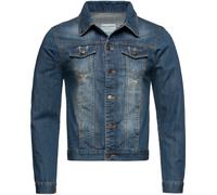 Rock Creek Herren Jeansjacke Classic-Style Blau RC-2210: S