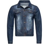 Rock Creek Herren Jeansjacke Classic-Style Dunkelblau RC-2161: 2XL