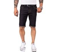 Rock Creek Herren Shorts Jeansshorts Denim Short Kurze Hose Herrenshorts Jeans Sommer Hose Stretch Bermuda Hose RC-2206 Dunkelblau W33