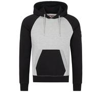 Rock Creek Herren Kapuzenpullover H-409 3XL Schwarz Hoodie Langarm Sweatshirt mit Kapuze Kordelzug und Kängurutasche Pullover Freizeit Streetwear Basic Casual Regular Fit Herbst Winter