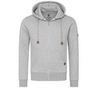 Rock Creek Herren Kapuzenpullover mit Reißverschluss Pullover Hoodie Kapuzenjacke Sweatshirt Kapuzensweatjacke Kapuzenpulli H-392 Grau XXL