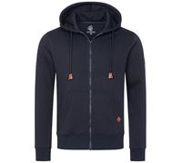 Rock Creek Herren Kapuzenpullover mit Reißverschluss Pullover Hoodie Kapuzenjacke Sweatshirt Kapuzensweatjacke Kapuzenpulli H-392 Navy 5XL