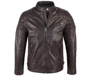 Rock Creek Herren Lederjacke Echt Leder H-180: Dunkelbraun / L