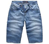Rock Creek Herren Shorts Jeansshorts Denim Short Kurze Hose Herrenshorts Jeans Sommer Hose Lang Bermuda Hose RC-2359 Mittelblau W33