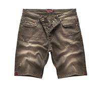 Rock Creek Herren Shorts Jeansshorts Denim Short Kurze Hose Herrenshorts Jeans Sommer Hose Stretch Bermuda Hose Grün RC-2149 Greenmoon W30