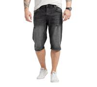 Rock Creek Jeans Shorts Herren Regular Fit Stretch RC-2429 Dunkelgrau W34