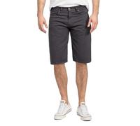 Rock Creek Herren Shorts Stretch Chino Bermuda Sommer Shorts Regular Fit Leinen Kurze Hose Stoff Shorts Sommerhose H-377 Dunkelgrau W32