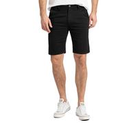 Rock Creek Herren Shorts Stretch Chino Bermuda Sommer Shorts Regular Fit Leinen Kurze Hose Stoff Shorts Sommerhose H-376 Schwarz W38