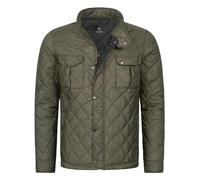 Rock Creek Herren Steppjacke Übergangsjacke Leicht Herrenjacke Männer Jacken Stepp Jacken mit Kapuze Daunenjacke Thremojacke H-347 Dunkelgrün 2XL