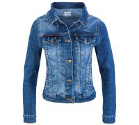 Rock Creek Damen Jeansjacke Denim D-401 : Farbe - Dunkelblau, Größe - M