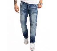 Rock Creek Jeans Straight Cut Blau 29W/32L