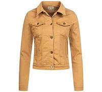 Rock Creek Jeansjacke Damen Stretch Stonewashed Kurz D-401 Beige 2XL